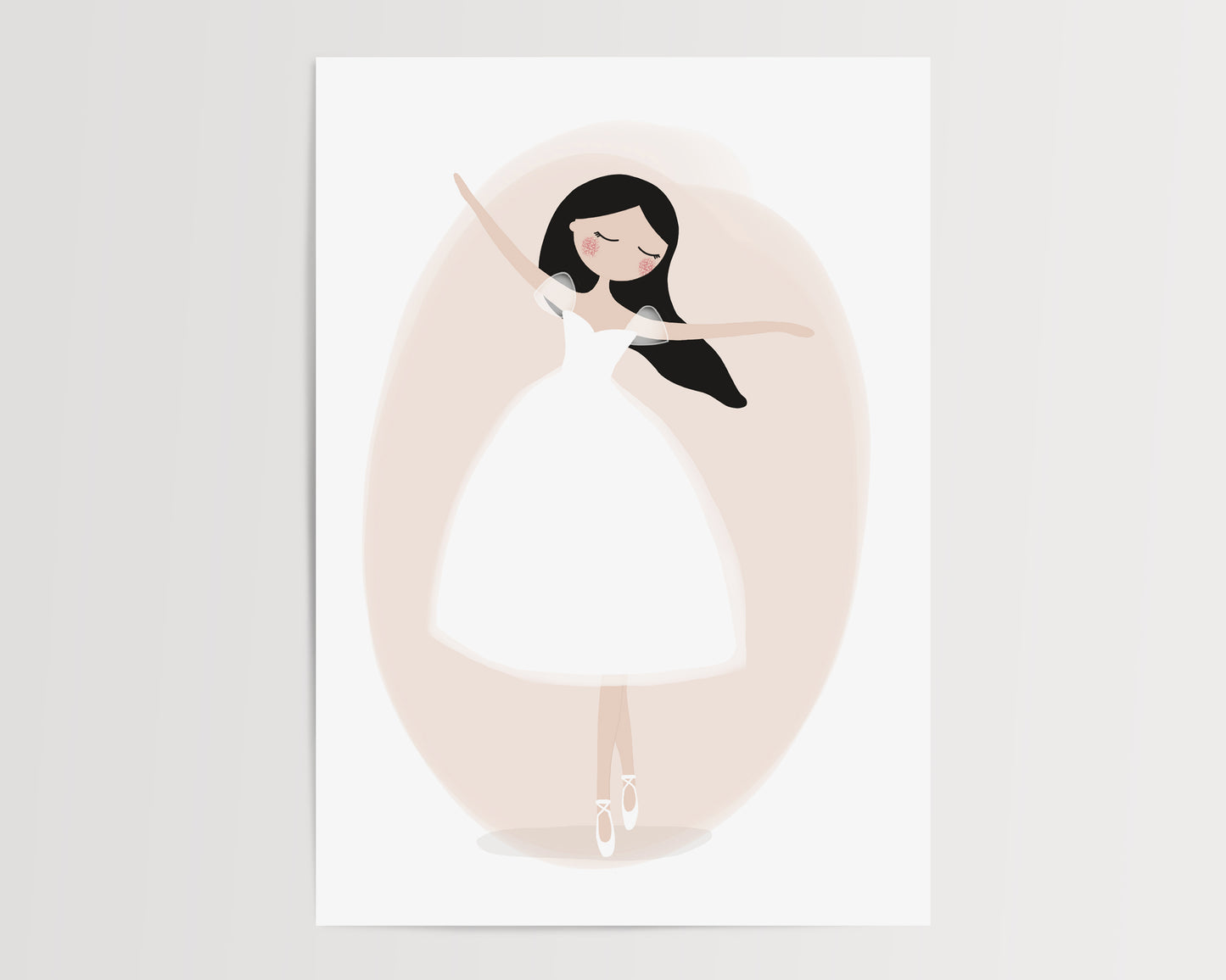 Balerina Plakat by Jollie Bluebear