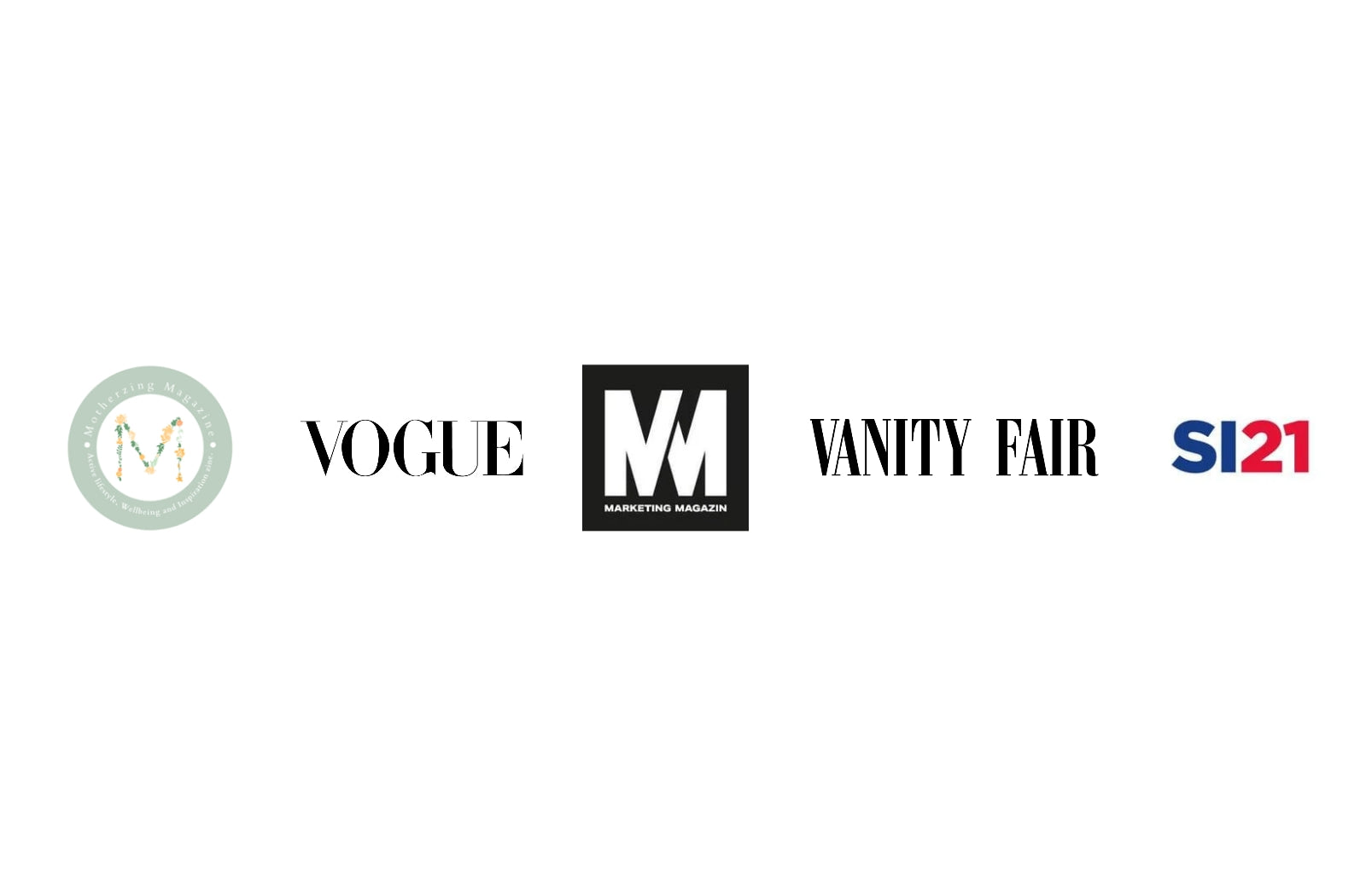 Jollie Bluebear x Motherzing Magazine x Vogue x Vanity Fair x Marketing Magazin x SI21