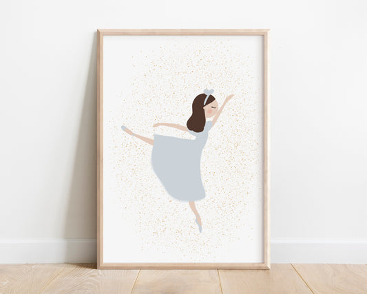 Ballerina Clara From The Nutcracker Art Print by Jollie Bluebear