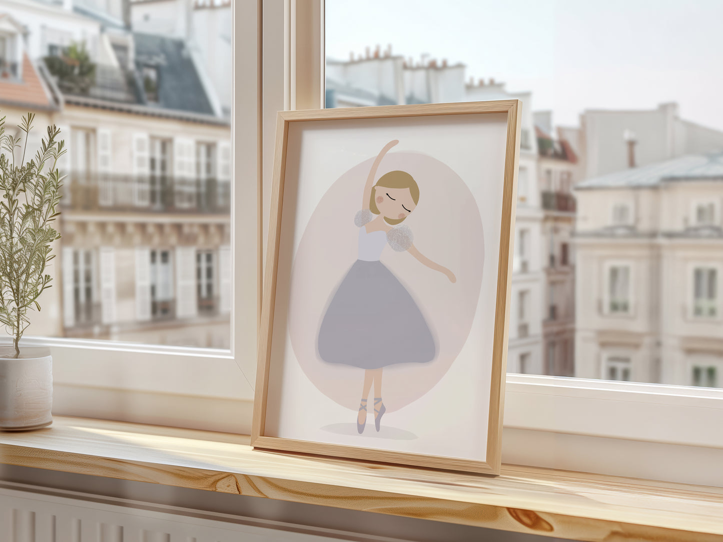 Ballerina Bella Art Print