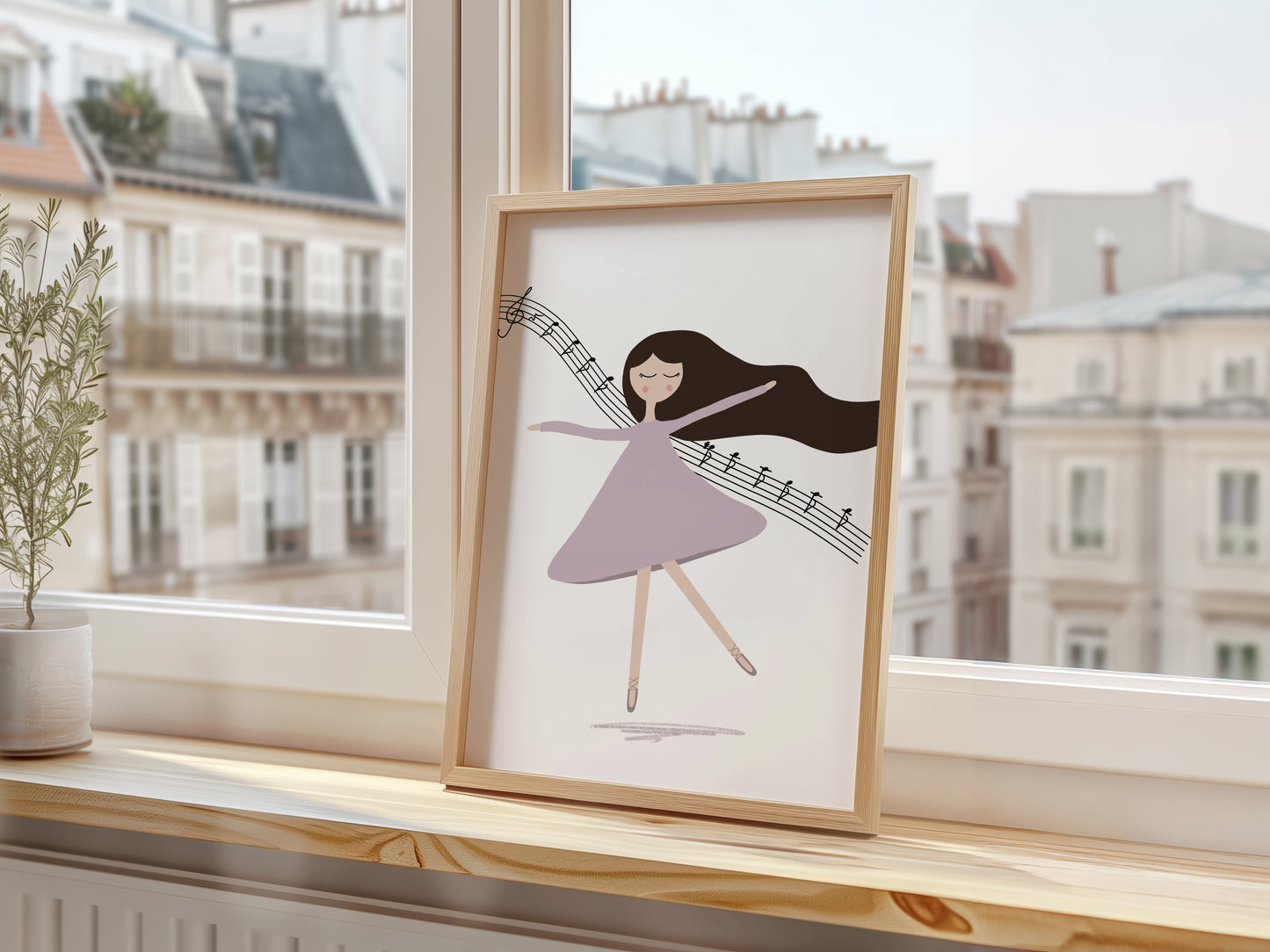 Ballerina Nina Art Print