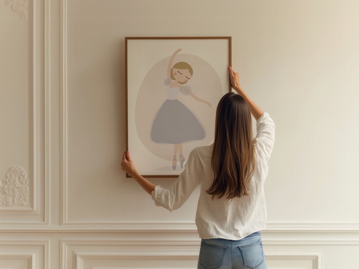 Ballerina Bella Art Print