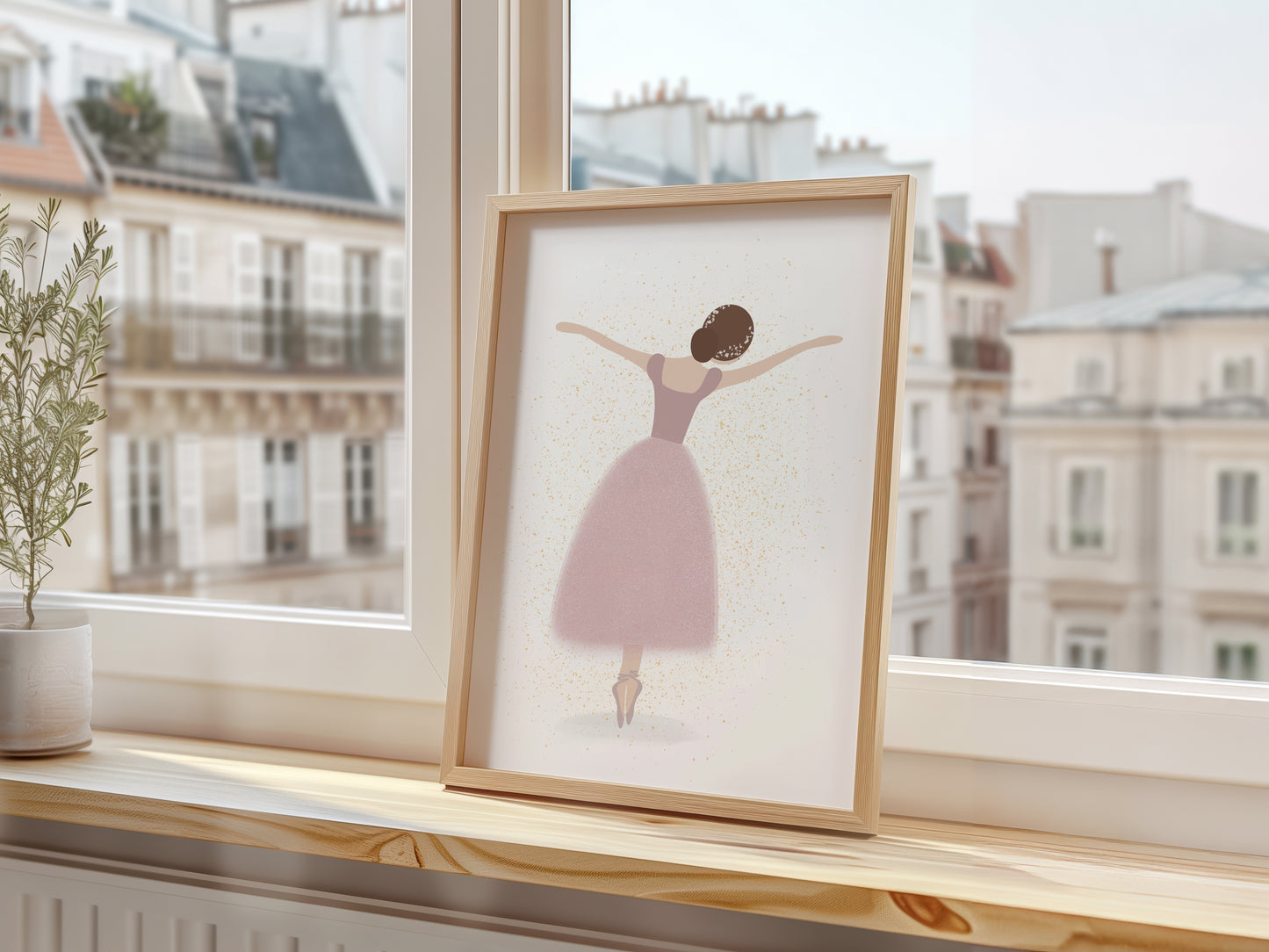 Ballerina Allegra Art Print