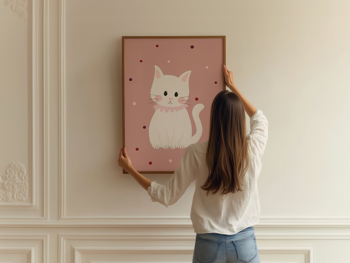 Cat Nursery Art Print