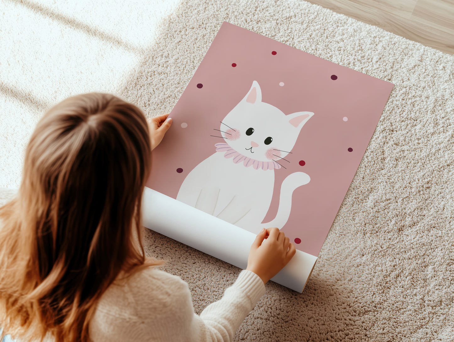 Cat Nursery Art Print