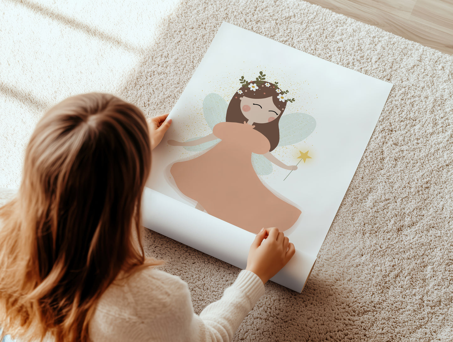 Flower Fairy Art Print