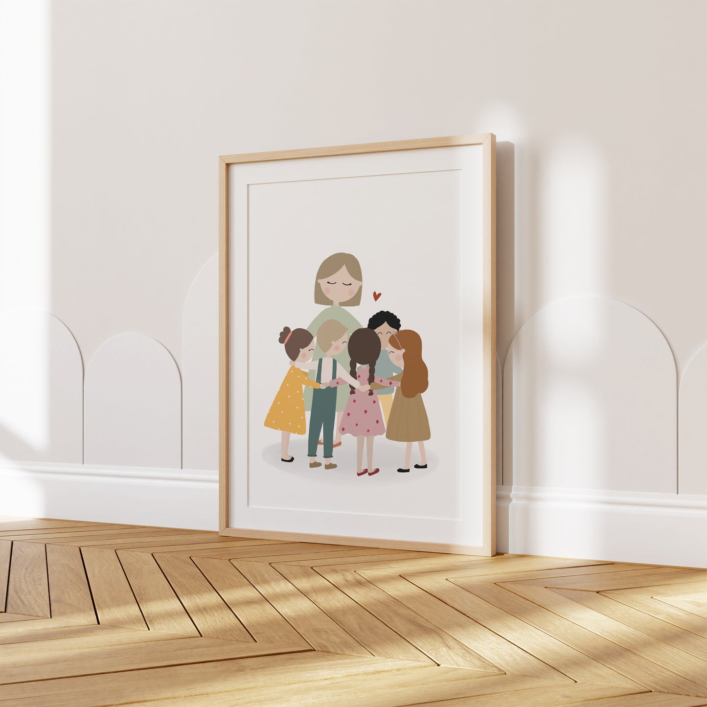 Kindergarten Teacher Art Print