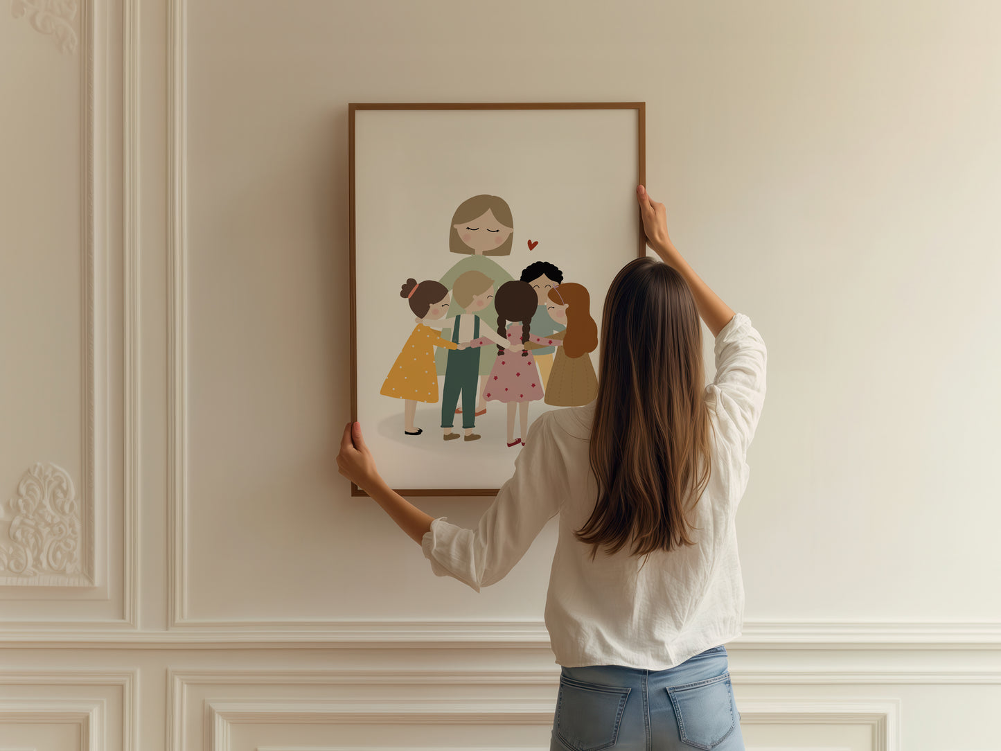 Kindergarten Teacher Art Print