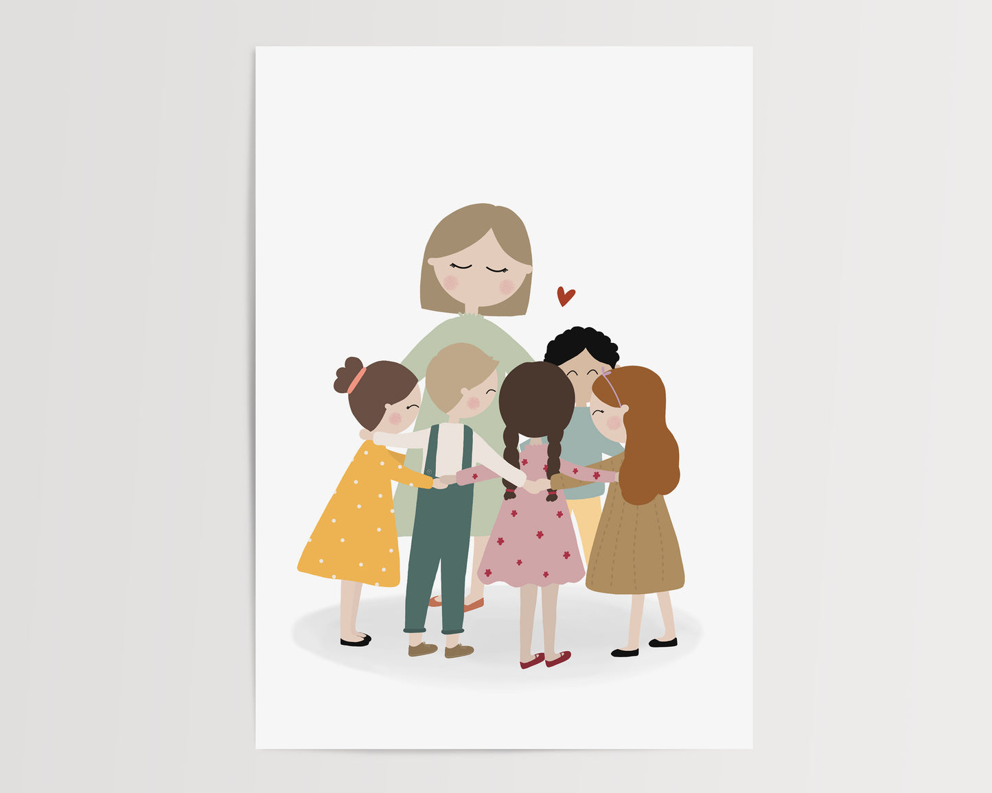 Kindergarten Teacher Art Print