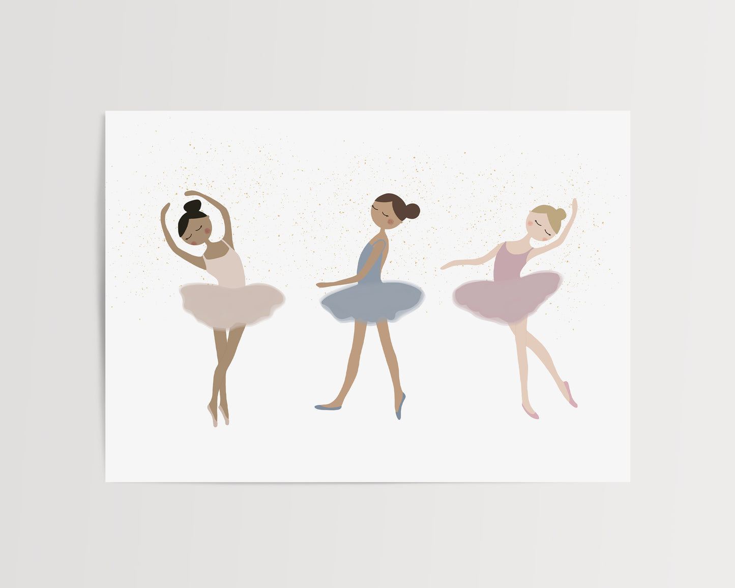 Little Ballerinas Art Print