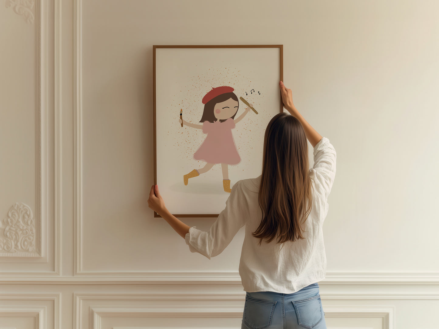 Little Artist Art Print