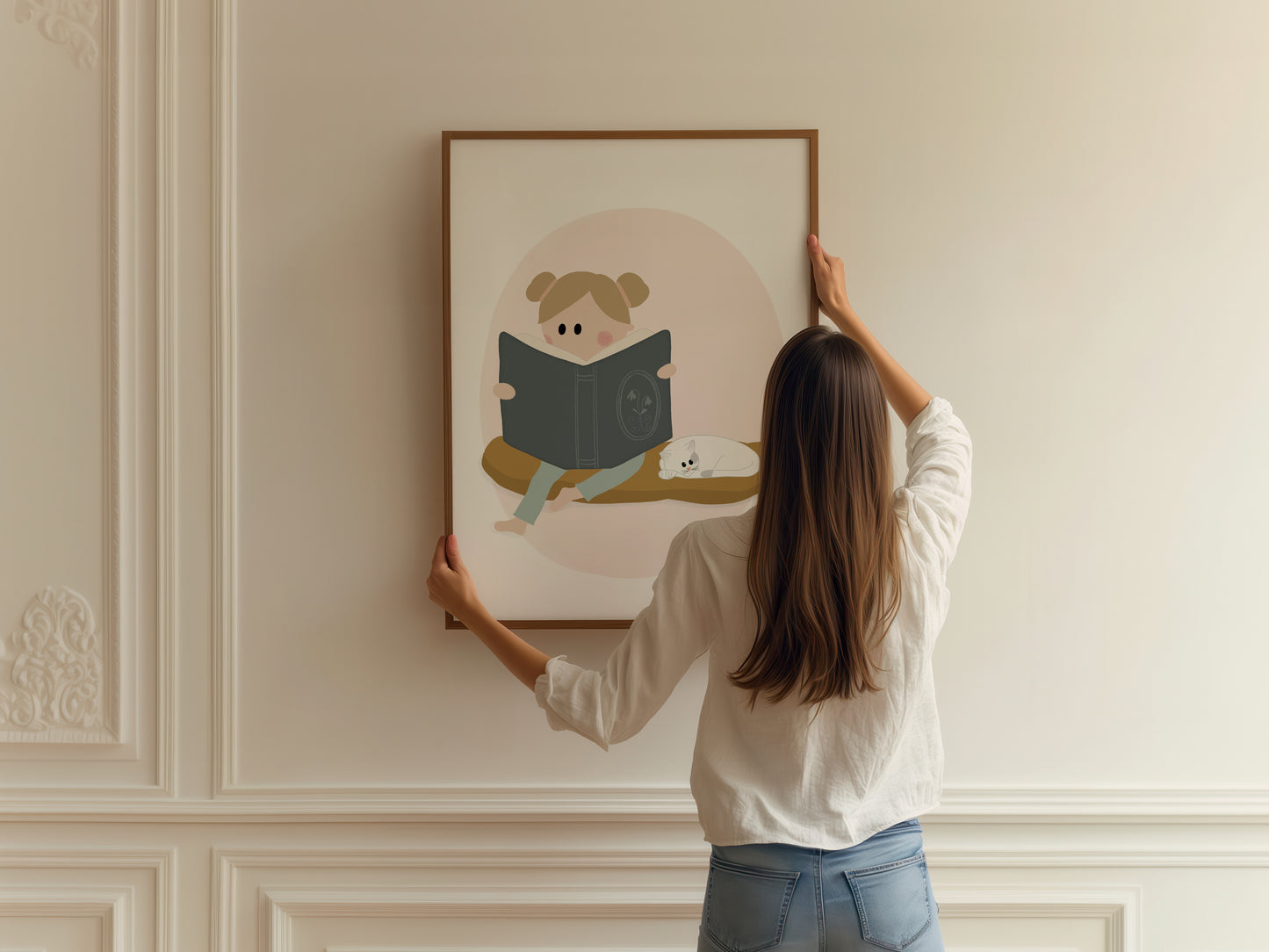 Little Reader Art Print