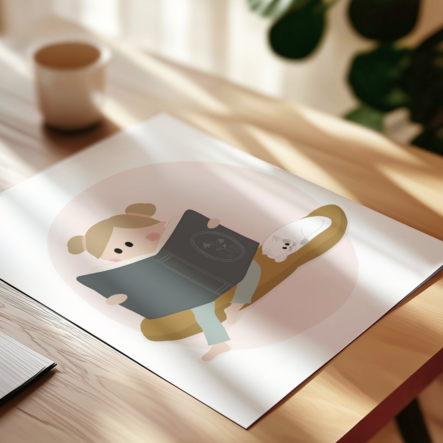 Little Reader Art Print