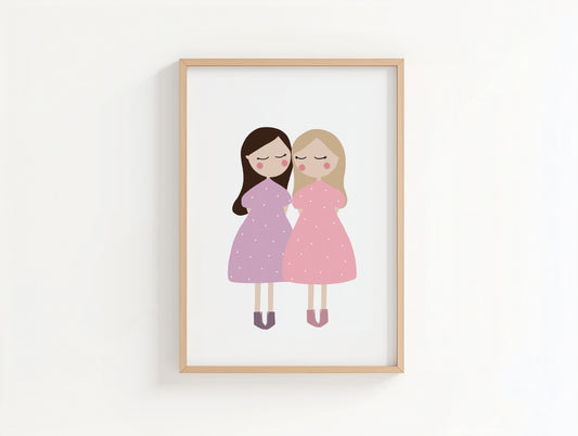 Sisters Art Print