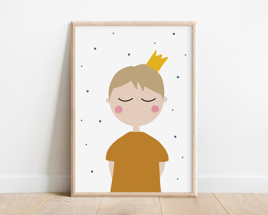Little Prince Theodore Art Print
