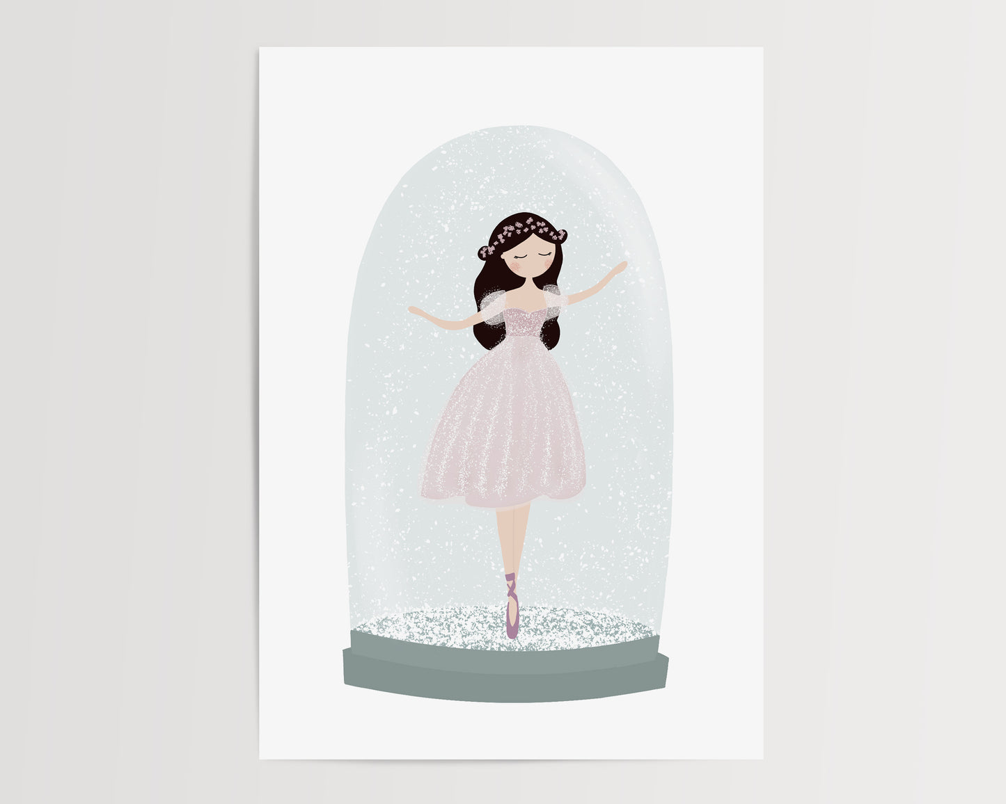Christmas Ballerina Poster