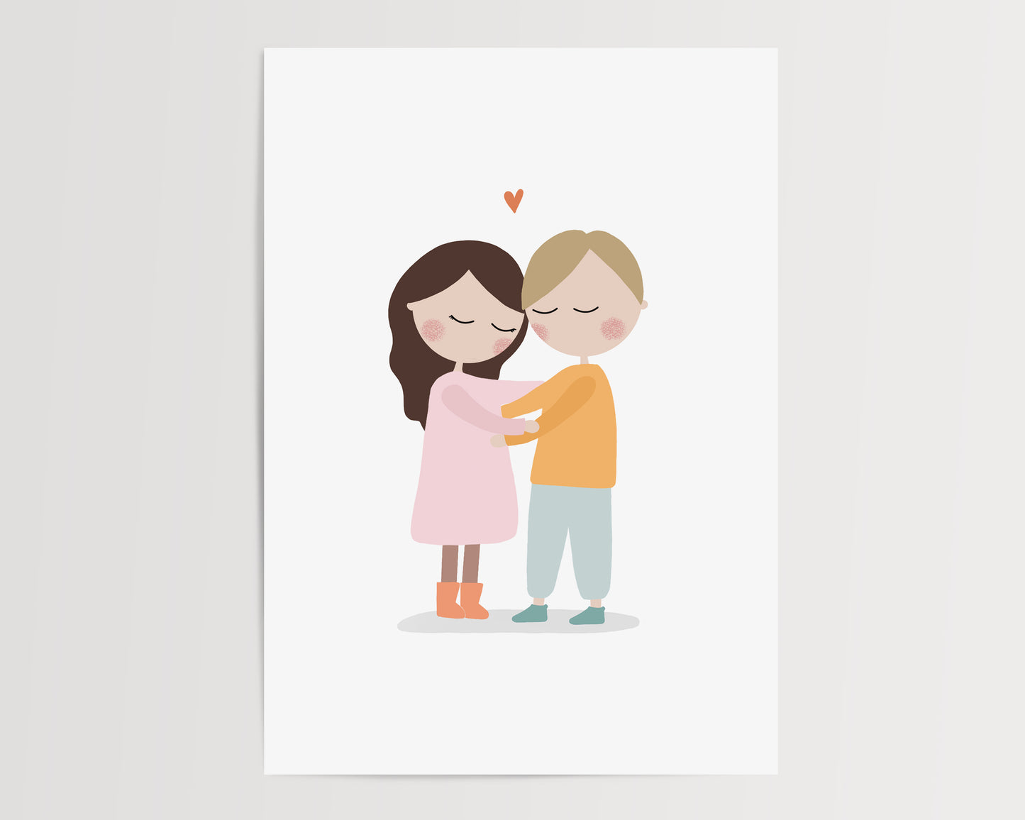 Brother And Sister Art Print