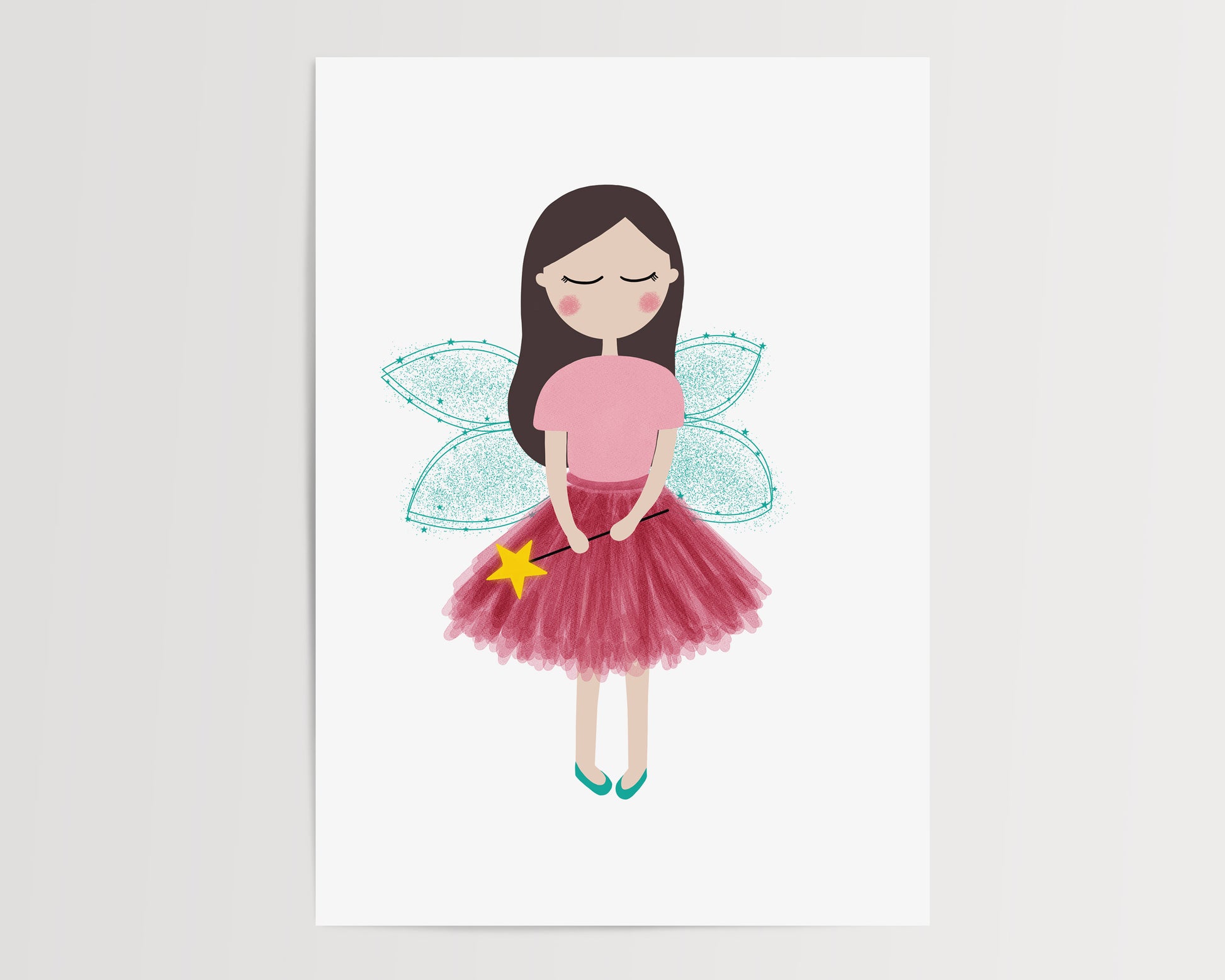 Fairy Poster for Nursery and Kids Room by Jollie Bluebear