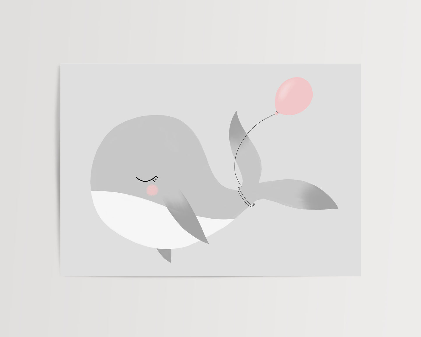 Whale Bubbles Art Print